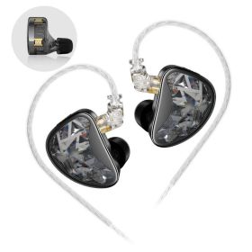 Twelve Unit Dynamic Iron Earphones With Tuning (Option: Gun Color Standard Edition)