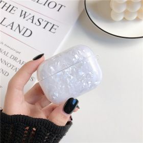 Protective Case Bluetooth Earphone Net Red (Option: White Single Shell-Airpods12 Generation)