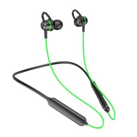 Wireless Bluetooth Magnetic Double-ear Extra Bass Headphones N (Color: Green)