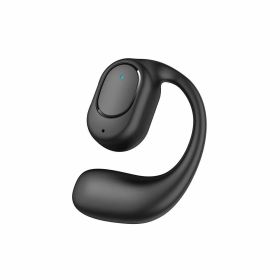 New OWS Wireless Bluetooth Headset Ear-mounted Ultra-long Standby (Option: Black Digital Display Binaural-Single Machine-USB)