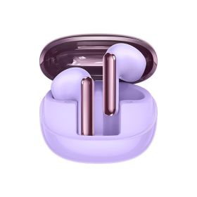 Wireless Compact Mini Bluetooth Headset Dual Noise Reduction (Option: Lilac Purple-USB)