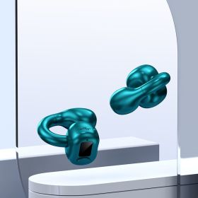 Non In-ear External Sound Clip-on Bluetooth Headset (Option: Double Ear Green-Bag)