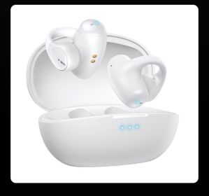 New T306 Bluetooth Gaming Electronic Sports Wireless Clip-on Sports Headset (Color: White)