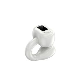 Non In-ear External Sound Clip-on Bluetooth Headset (Option: Single Ear White-Bag)