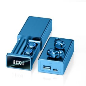 Bluetooth Headset TWS Mini Sports In-ear Touch Wireless Ultra-long Standby (Option: A22 Blue)