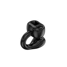 Non In-ear External Sound Clip-on Bluetooth Headset (Option: Single Ear Black-Bag)