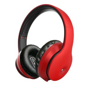 Wireless Bluetooth Headset Headset Sports Running (Color: Red)