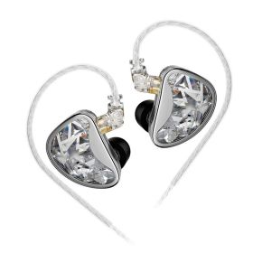 Twelve Unit Dynamic Iron Earphones With Tuning (Option: Silver Standard Edition)