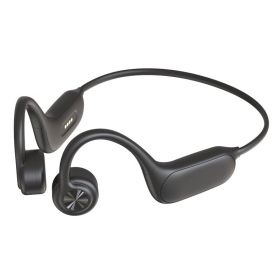 Bone Conduction Swimming Waterproof Bluetooth Headset With 32G Memory (Option: Black-Bluetooth Version)