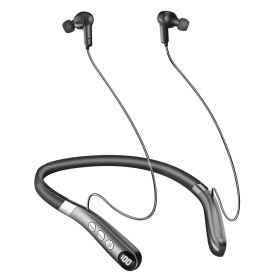Wireless Bluetooth Headset Intelligent Noise Reduction (Color: Black)
