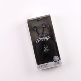 Wired Headset With Round Hole Interface (Color: Black)