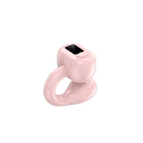Non In-ear External Sound Clip-on Bluetooth Headset (Option: Single Ear Pink-Boxed)