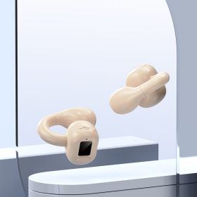 Non In-ear External Sound Clip-on Bluetooth Headset (Option: Double Ear Skin Color-Boxed)