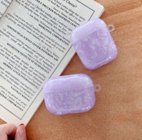 Protective Case Bluetooth Earphone Net Red (Option: Purple Shell Pattern-AirPodsPro2 Generation)