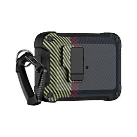Headset Protective Cover Camouflage Multifunction (Option: Black Carbon Fiber Pattern-AirPodsPro2)