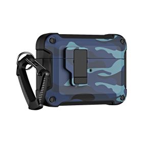 Headset Protective Cover Camouflage Multifunction (Option: Camouflage Blue-AirPodsPro2)